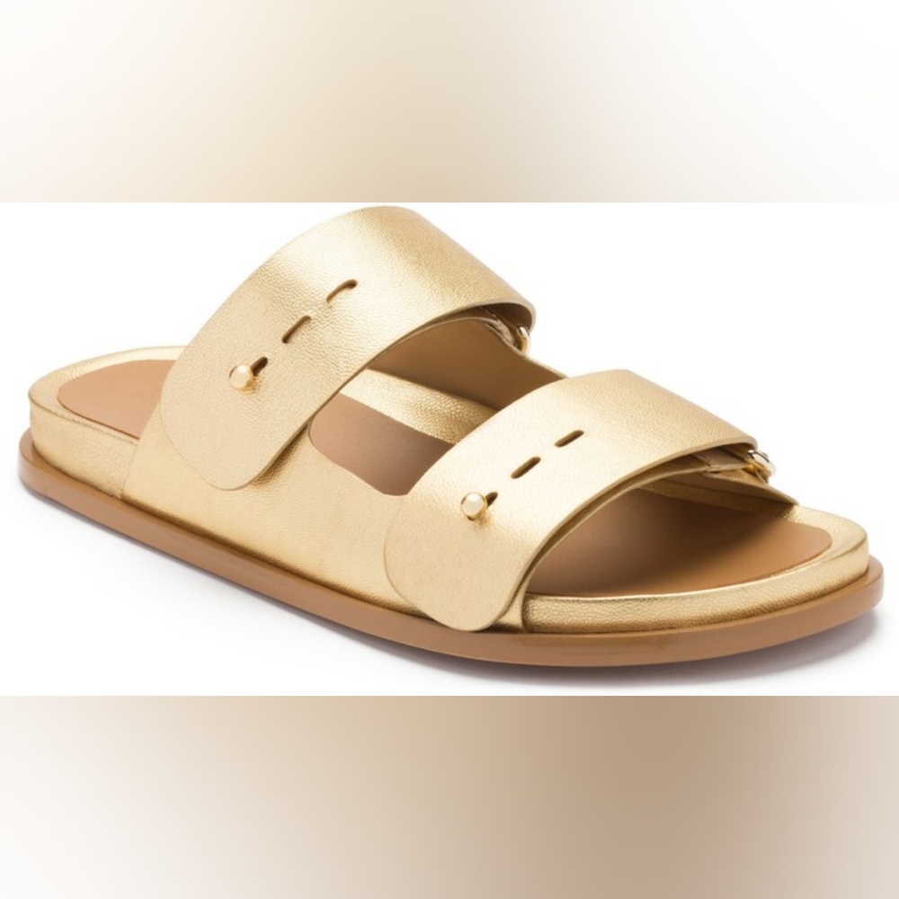 Mercedes Castillo Samira Sandals Gold 35 NEW MSRP $445